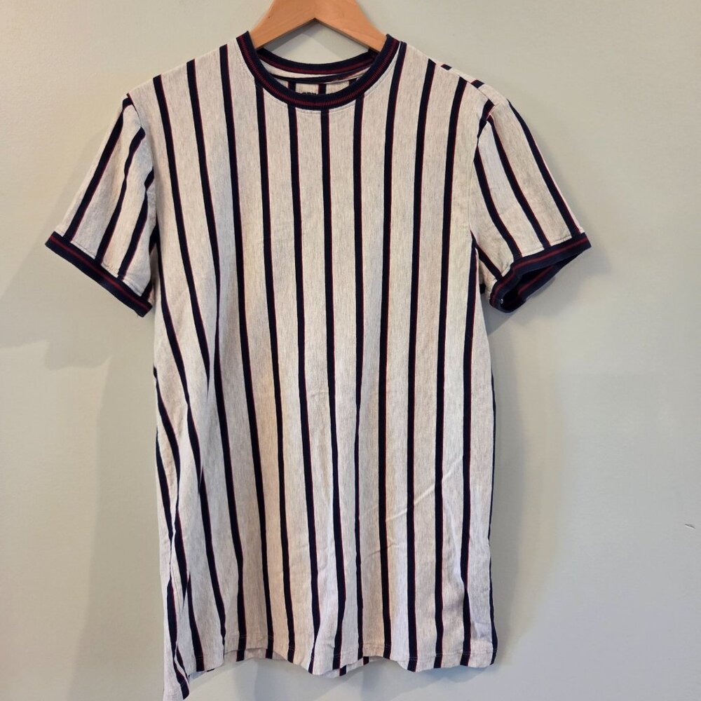 San Francisco Work Shirts Stripe Tshirt M